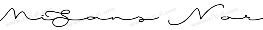 MiSans Normal小米公司字体转换